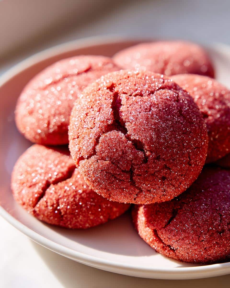cherry jello cookies - detail 1