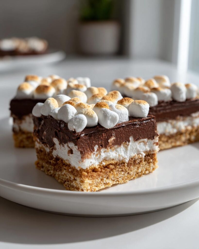 chocolate marshmallow squares