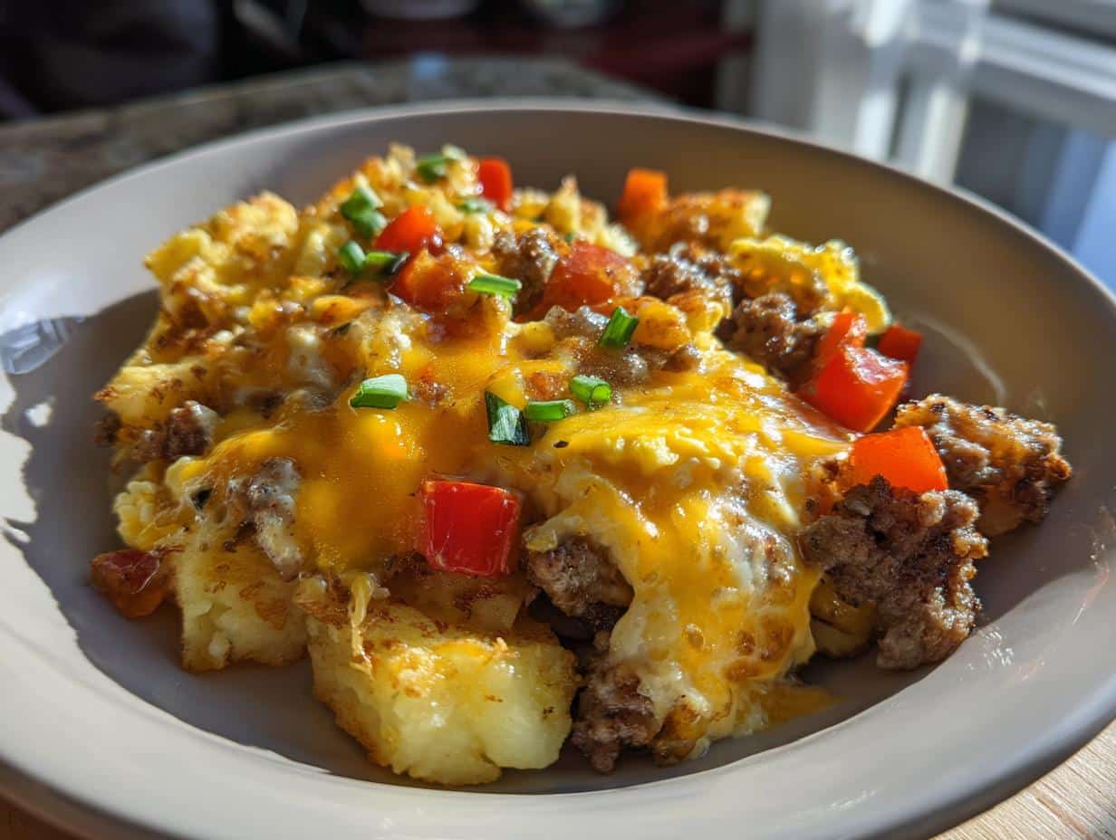 mountain man breakfast crockpot - detail 1