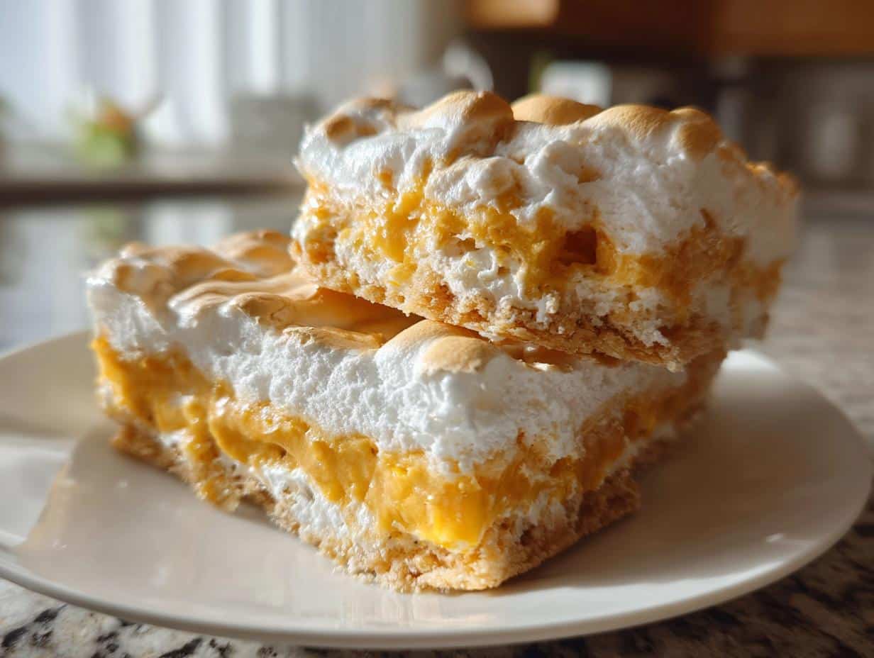 Butterscotch Marshmallow Squares - detail 1