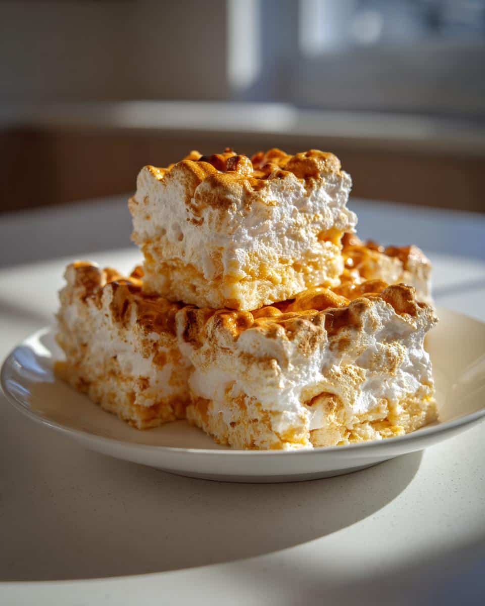 Butterscotch Marshmallow Squares