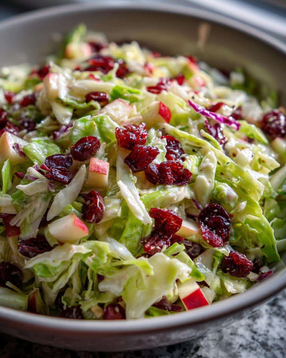 Cranberry Apple Coleslaw