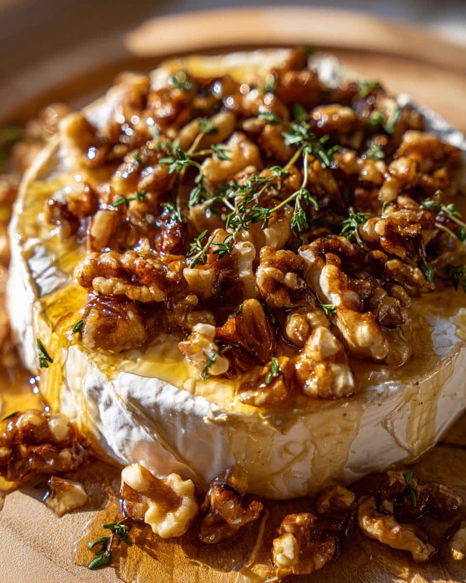 Honey Walnut Baked Brie