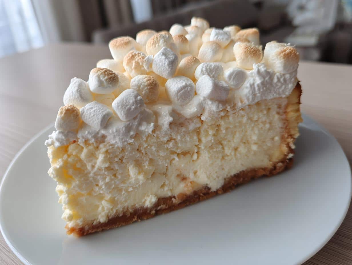 Marshmallow Whip Cheesecake - detail 1