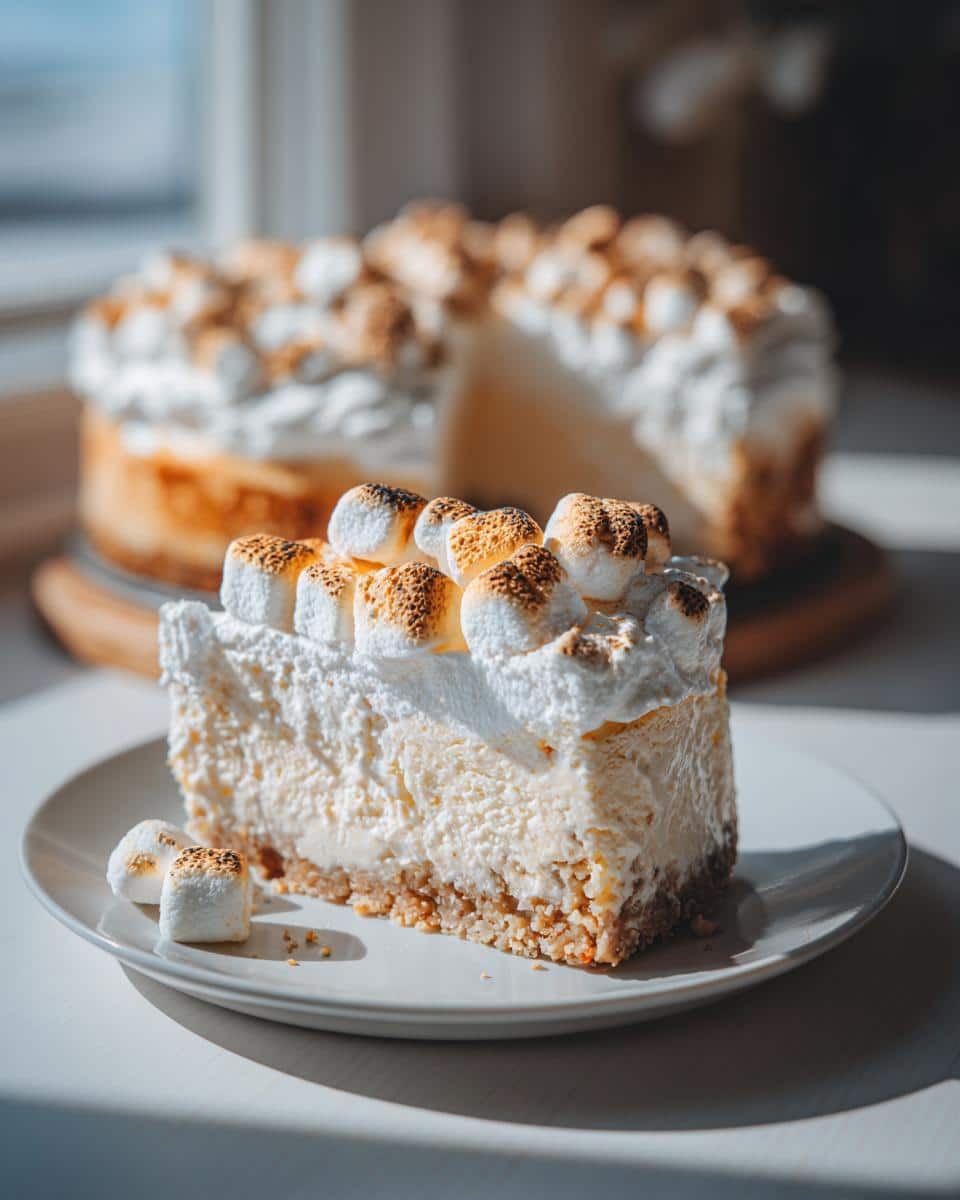 Marshmallow Whip Cheesecake