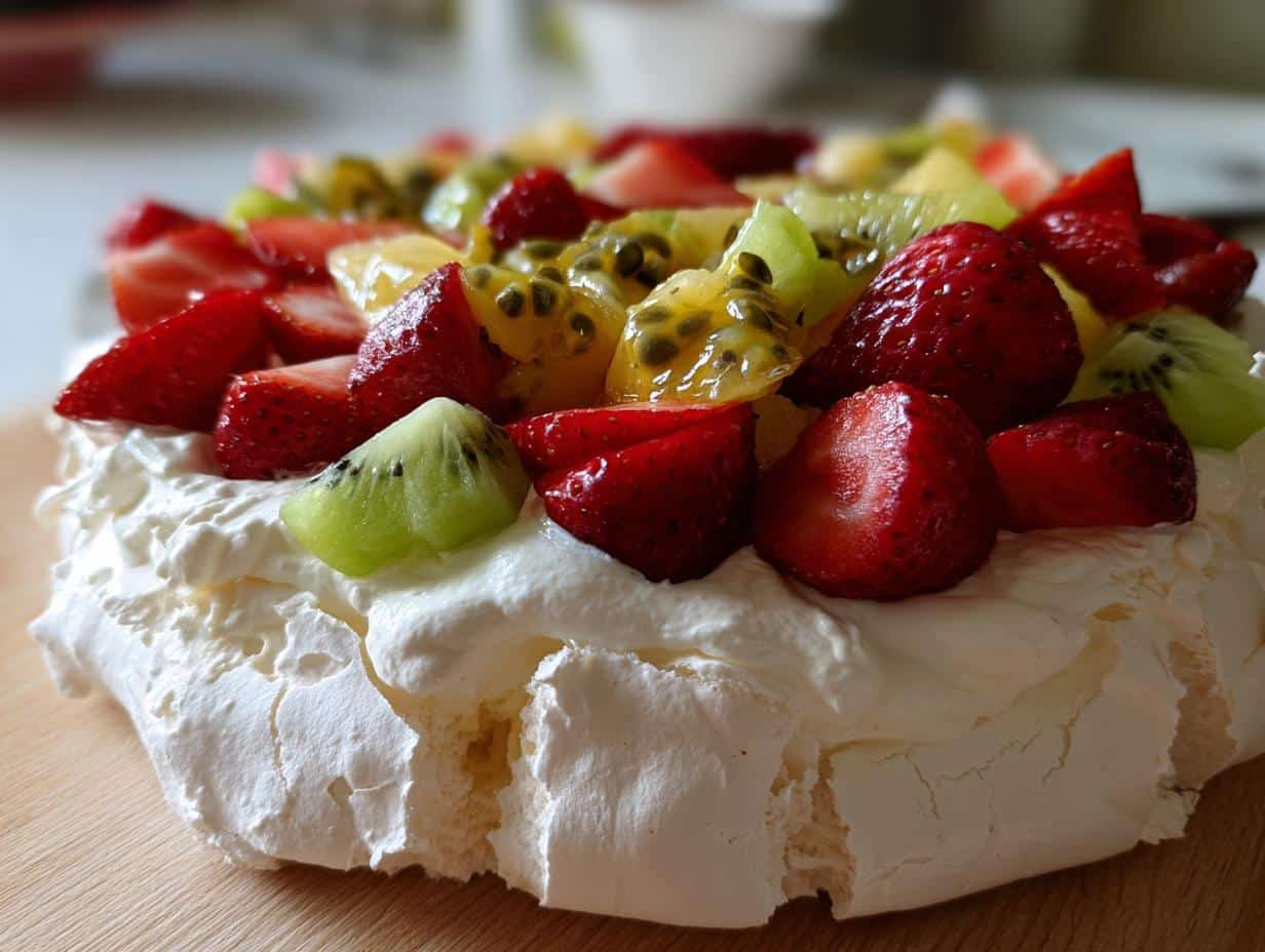 Pavlova Cake - detail 1