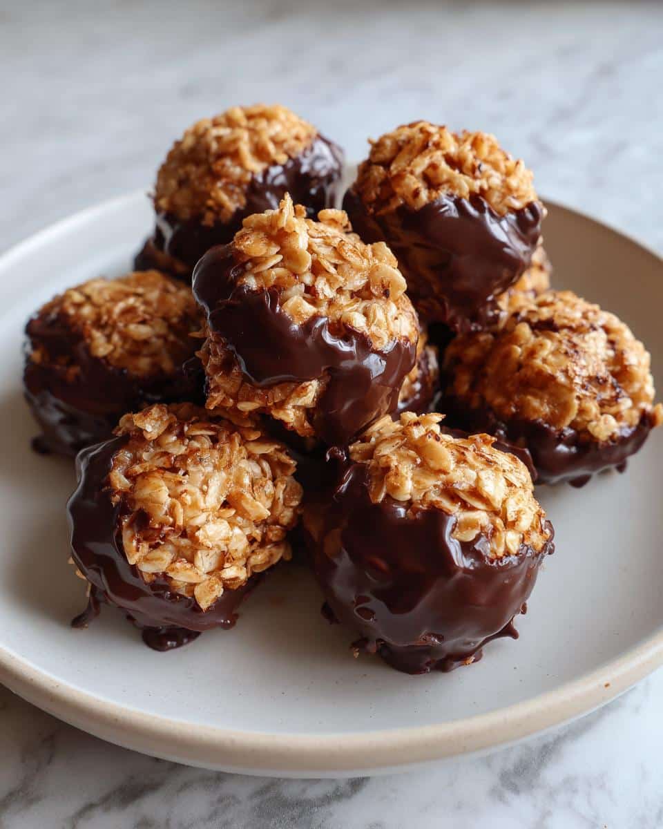 Peanut Butter Balls with Rice Krispies