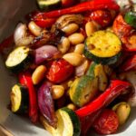 Rustic Roasted Vegetable Bake with Cannellini Beans